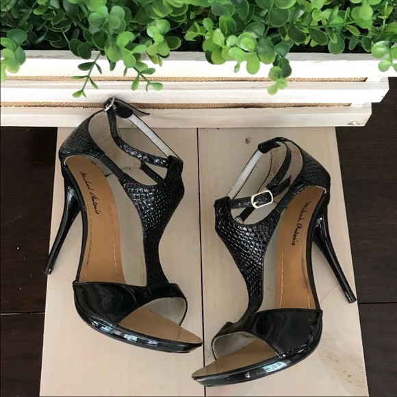 Michael Antonio Shoes - MICHAEL ANTONIO black spiked sandals